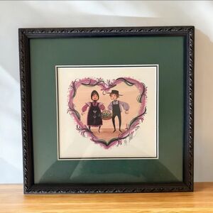 Going Steady" by artist P. Buckley Moss, published in 1992.